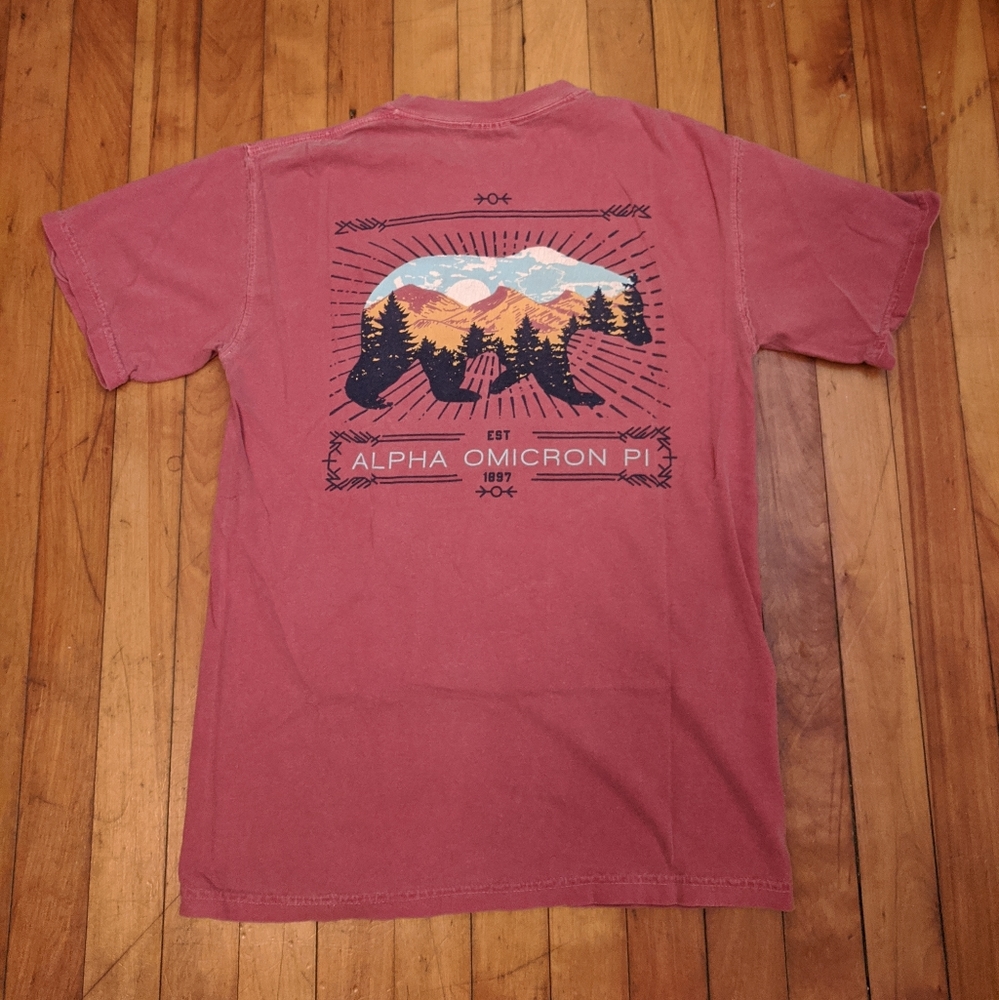 AOII alpha omicron pi shirt comfort colors